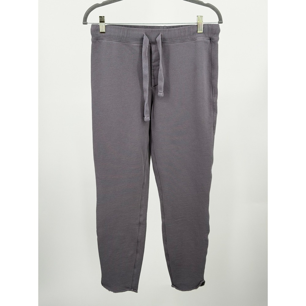Frank & Eileen Sweatpants Womens S Gray LAB639TF Cotton Drawstring Tulip Hem USA